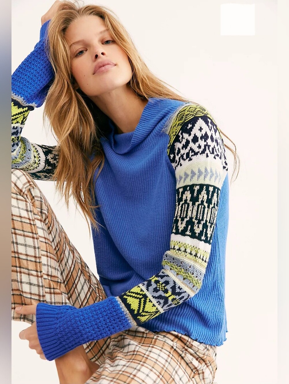 Free People Prism Swit Sweater AKA The Prism Thermal Top Size Small